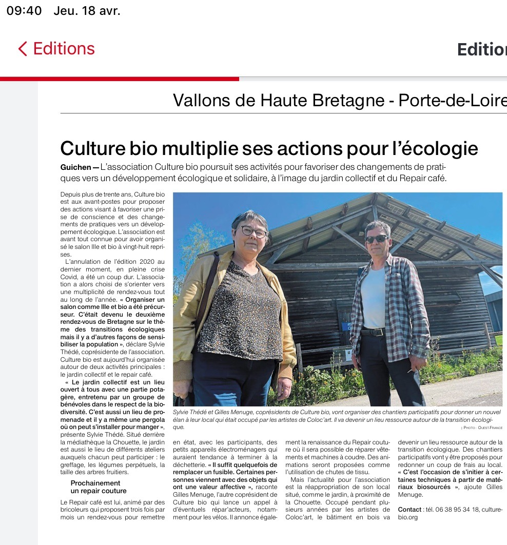 ouest france article
