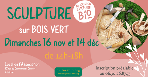 sculpture bois vert 2025